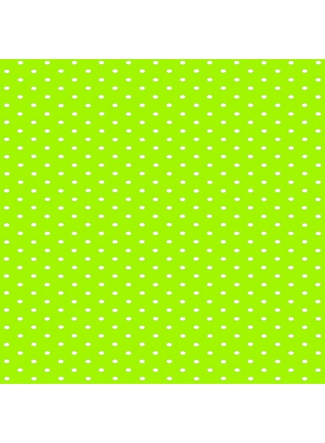 d-c-fix 3460629 Decorative Selfadhesive Film Polka Dot Green/Petersen Lime 17 X 78 Roll - Image 1