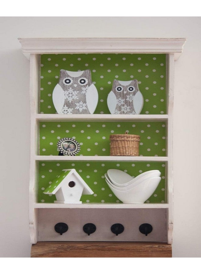 d-c-fix 3460629 Decorative Selfadhesive Film Polka Dot Green/Petersen Lime 17 X 78 Roll - Image 4