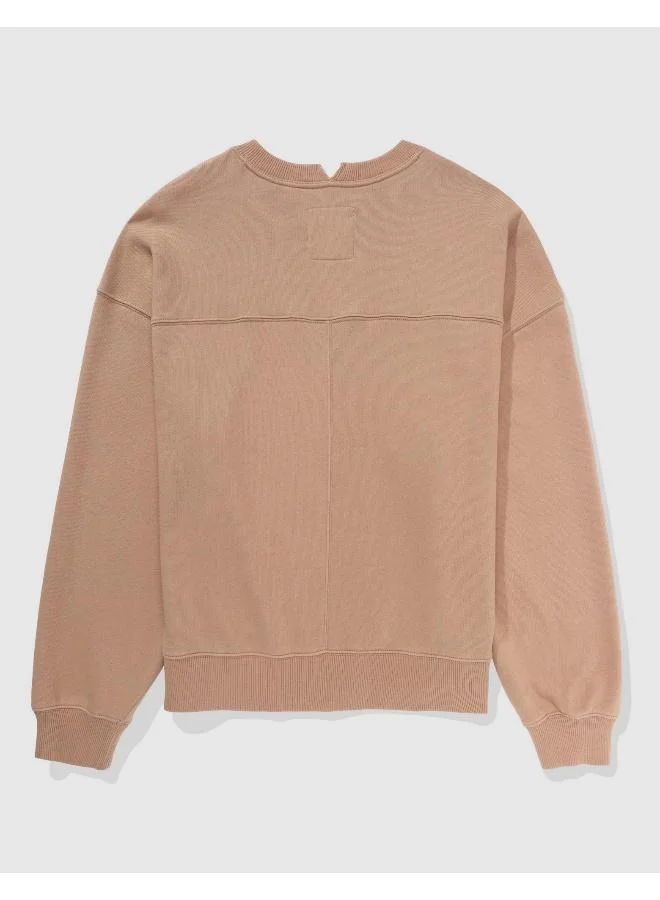 آري من امريكان ايجل Aerie Graphic Crewneck Sweatshirt