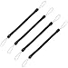 Mini Skater Plastic Elastic Tether Lanyard for Touch Pens Retractable Antilose Tablet Pens Coil Spring Straps Perfect Tool to Tether a Drawing Pen to Touchscreen Pack of 4 866inch Black - Image 2