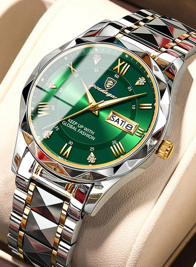 POEDAGAR Watches for Men ,Man Watch Waterproof Luminous Men's Watch Quartz，Men's Wrist Watches, Men's Watch Fashion Business Watch - Image 1
