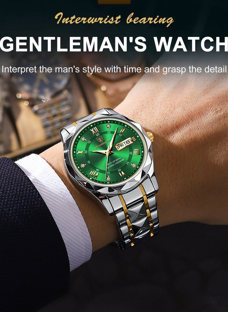 POEDAGAR Watches for Men ,Man Watch Waterproof Luminous Men's Watch Quartz，Men's Wrist Watches, Men's Watch Fashion Business Watch - Image 2