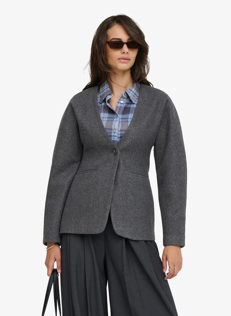 اونلي Casual Fitted Blazer Jacket