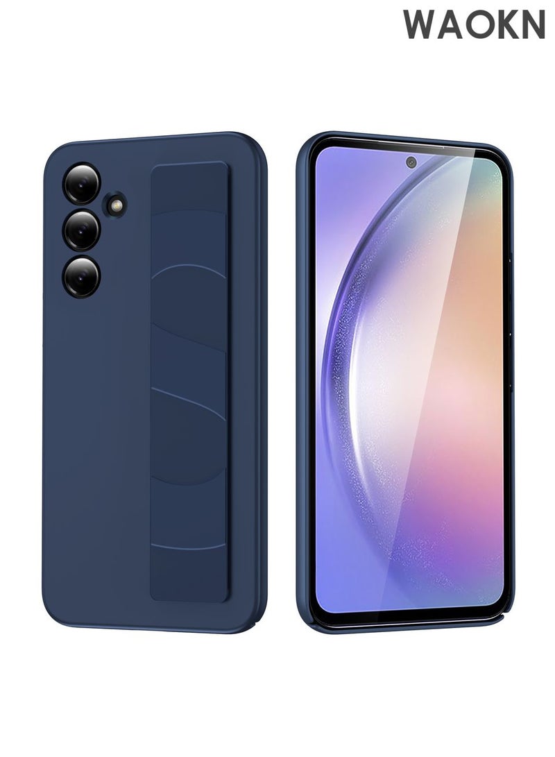 دبليو أيه أو كي أن جراب لهاتف Samsung Galaxy S25 Ultra مع حماية كاملة للعدسات مع واقي كاميرا مرتفع، غطاء هاتف لحماية كاملة للعدسات مع حزام معصم جراب نحيف مقاوم للصدمات، حزام معصم مدمج مصنوع من مادة السيليكون السائل المقاوم للصدمات تغطية كاملة للجسم لحماية الحواف والشاشة من الخدوش، التركيب/الإزالة، مثالي للاستخدام اليومي - Image 1