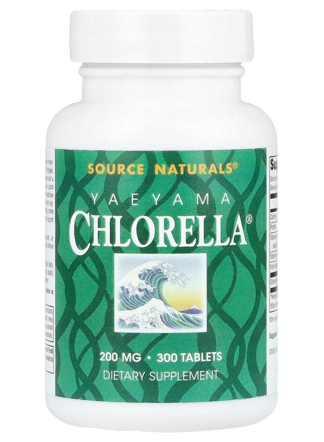 Yaeyama Chlorella® 200 mg 300 Tablets (20 mg per Tablet)