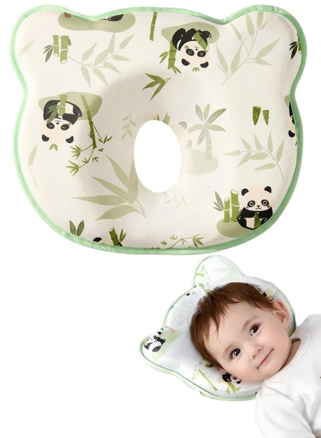Baby neck support pillow Baby's head shaping pillow Memory foam pillow core Prevention and correction of eccentricity Baby pillows Suitable for newborns - Image 1