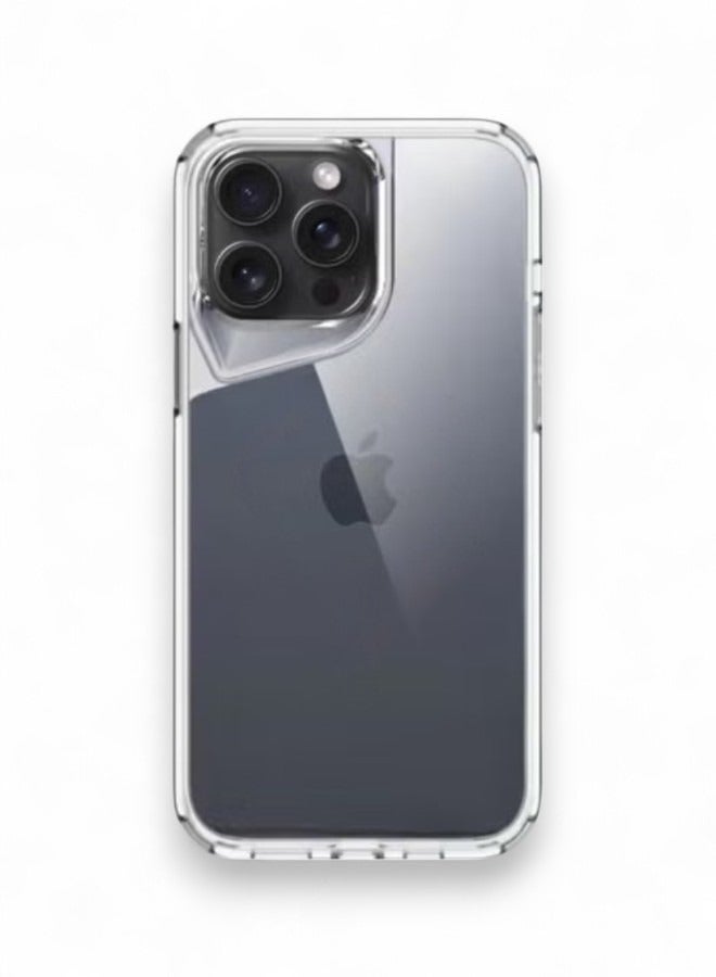 جيرفور جراب موبايل ايفون 13 برو ماكس (iPhone 13 Pro Max) مضاد للصدمات, غطاء حماية مضاد للخدش, مصنوع من البولي يورثين الحراري عالي الجودة - شفاف - Image 1