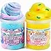 SLIMYGLOOP Sweet Treat Slime Bundle 2Pack Scented Slimes Fluffy Vanilla Cloud Slime and CandyScented Glitter Slime for Kids Slime Party Favors for Kids 812 Slime Kit for Girls Ages 812 - Image 3