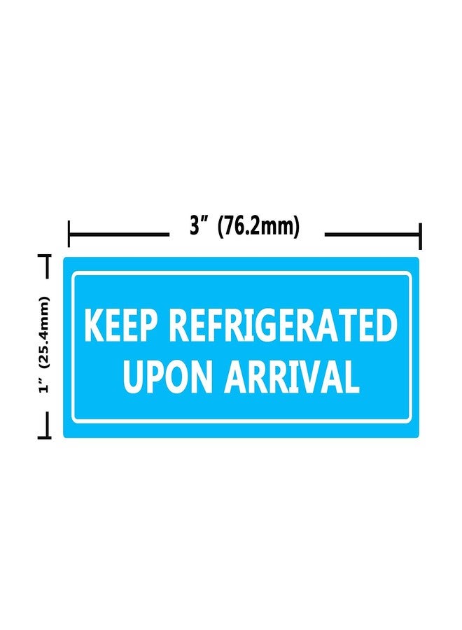 Besttile Keep Refrigerated Upon Arrival Frozen Stickers 1x3 Inch Keep Cold Stickers for Shipping and Package,500 Pcs Per Roll - Image 3