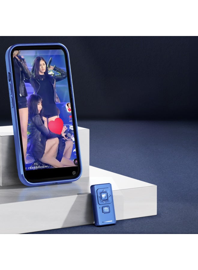 Mobile Phone Universal Remote Control Rechargeable Remote Bluetooth TikTok Short Video Multi-function Camera Mobile Phone Universal-Color:Purple