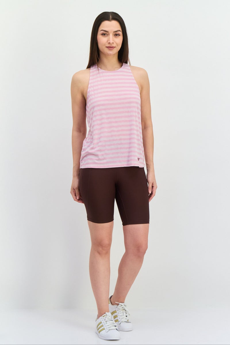 SKECHERS Women Sportswear Fit Short Sleeve Outdoor Tank Top, Pink - Image 4