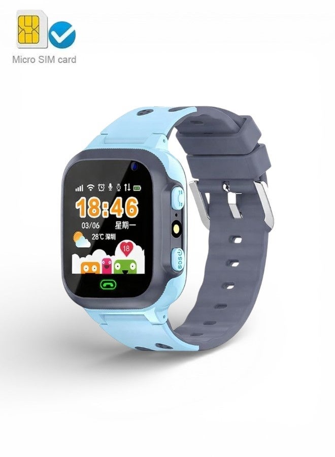 ساعة ذكية للأطفال مع تتبع GPS وشريحة اتصال مناسبة للمدارس - Image 1