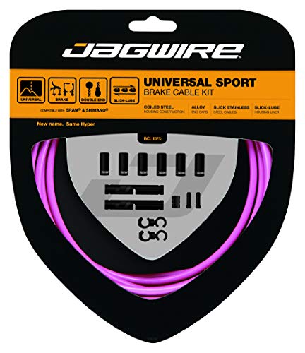 Jagwire Universal Sport Cable Brake/Sheath Kit Unisex Adult, Pink - Image 5