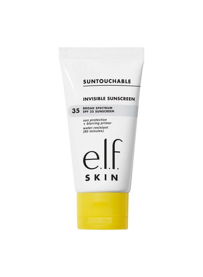 إلف واقي الشمس إيلف سكين صن تاتشابل غير مرئي بعامل حماية من الشمس 35، خفيف الوزن، جل لبشرة ناعمة، يعمل كبرايمر للمكياج، نباتي وخالٍ من القسوة، قد تختلف العبوة - Image 1