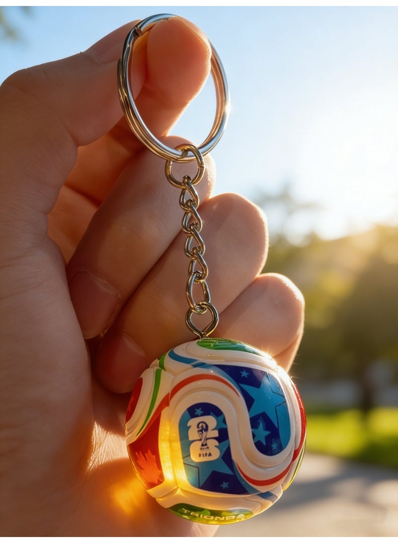 ميدالية كرة قدم صغيرة لكأس العالم – هدية مثالية لعشّاق كرة القدم وللأولاد، تذكار رائع لعيد الميلاد - Image 5