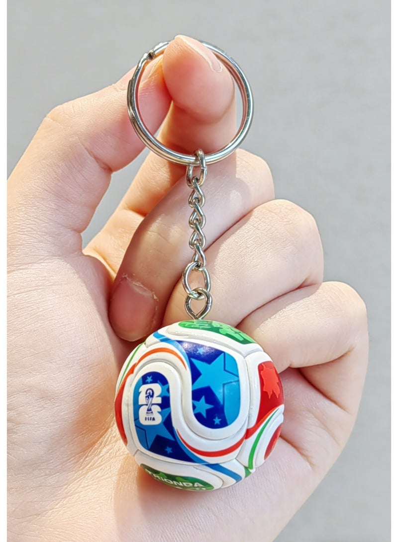 ميدالية كرة قدم صغيرة لكأس العالم – هدية مثالية لعشّاق كرة القدم وللأولاد، تذكار رائع لعيد الميلاد - Image 1