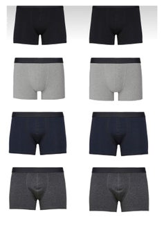 VENTIUP Men's Cotton Boxer Brief (Pack of 8 )  - Image 2