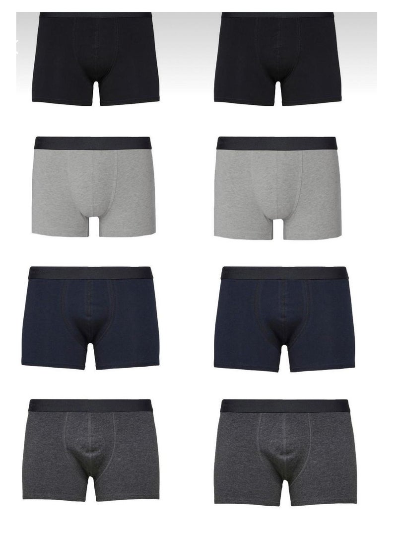 VENTIUP Men's Cotton Boxer Brief (Pack of 8 )  - Image 2