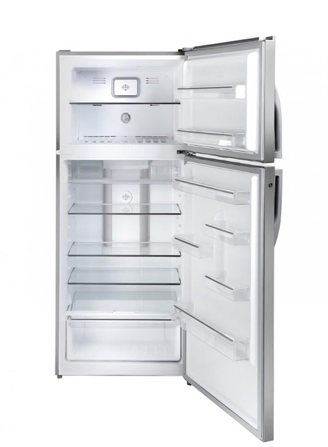 جنرال لاينز ثلاجة 528 لتر - 18.6 قدم - استيل - بخار - ضمان 7 سنوات على الكمبروسر - رمادى - GLR528NF - Image 3