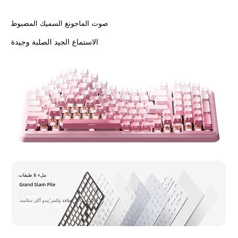 MCHOSE K99 V3 Mechanical Keyboard - RGB Backlit, Wireless & Wired Connectivity - Image 5