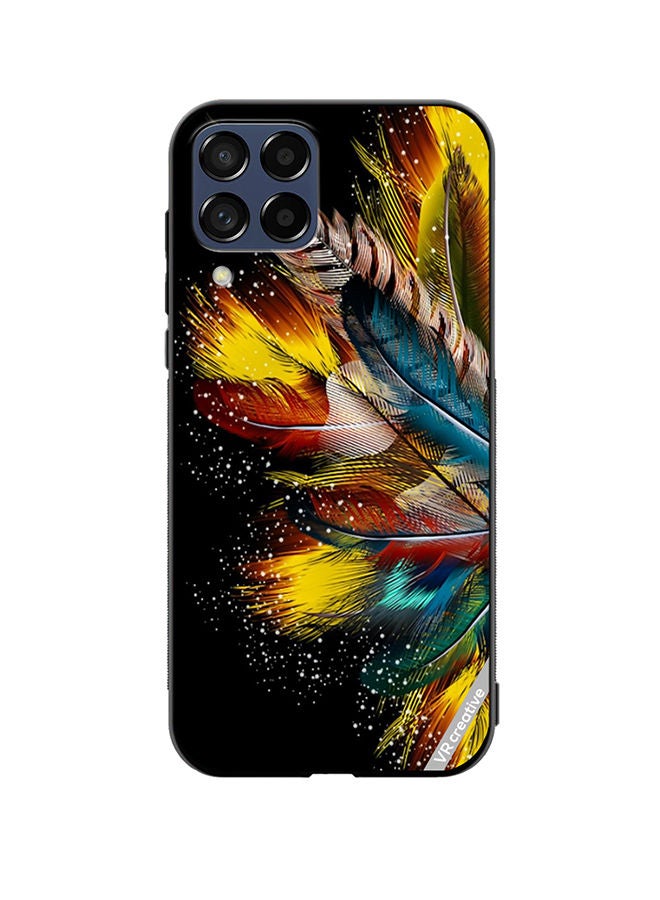 VR CREATIVE Protective Case Cover For Samsung Galaxy M33 Flower Design Multicolour - Image 1