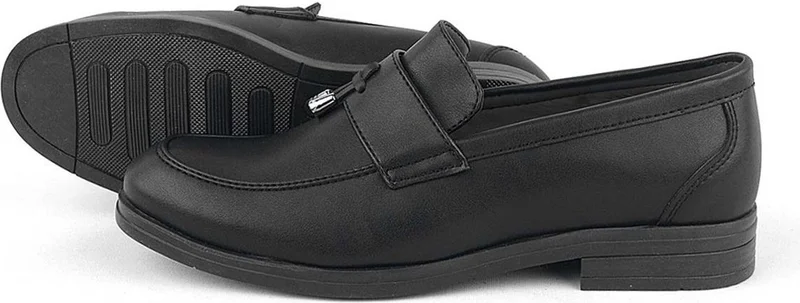 Rakerplus Loafer Black Matte Men's Classic Kids Shoes