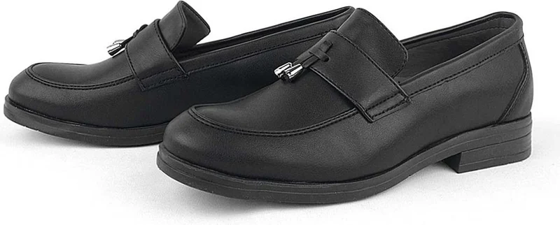 Rakerplus Loafer Black Matte Men's Classic Kids Shoes
