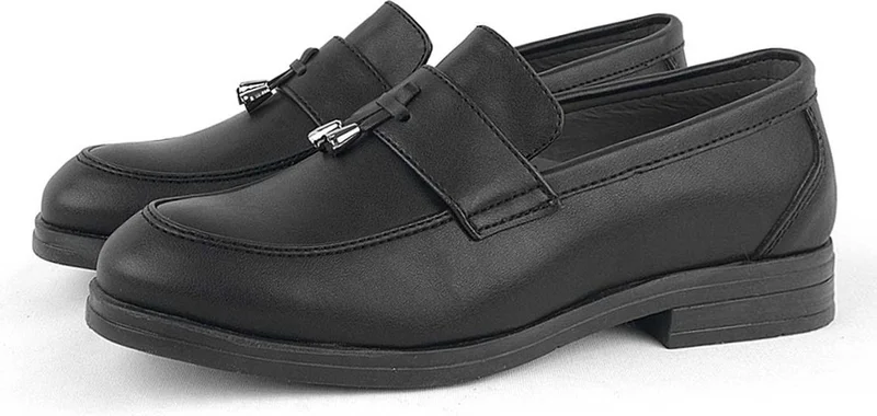 Rakerplus Loafer Black Matte Men's Classic Kids Shoes