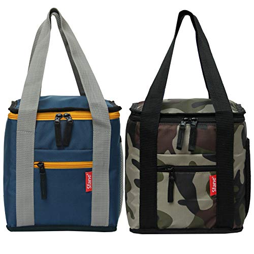 Sfane Tiffin Bag Combo Blue & Army (Polyester) - Image 1