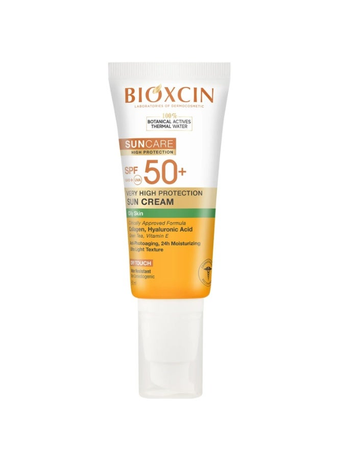 BIOXCIN SUN CARE SPF 50+ SUN CREAM FOR OILY SKIN 50 ML - Image 1