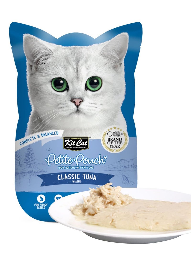 كيت كات كت كات كيس صغير 70 جرام – تونة كلاسيكية (علبة واحدة - 10 قطع)