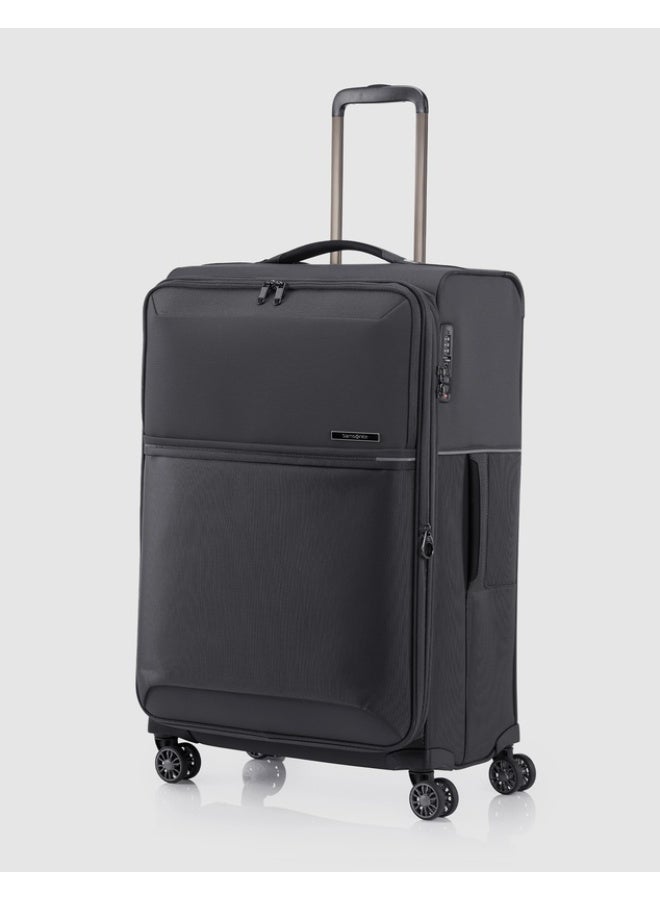Samsonite 73H SP Expandable Spinner 71cm – Black (Soft side Luggage) - Image 1