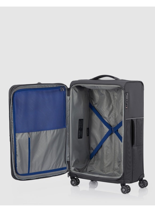 Samsonite 73H SP Expandable Spinner 71cm – Black (Soft side Luggage) - Image 4