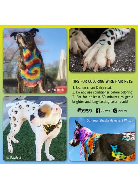Grooming Dog Safe Dye OPAWZ OPAWZ Permanent Dog Hair Dye, Pet Hair