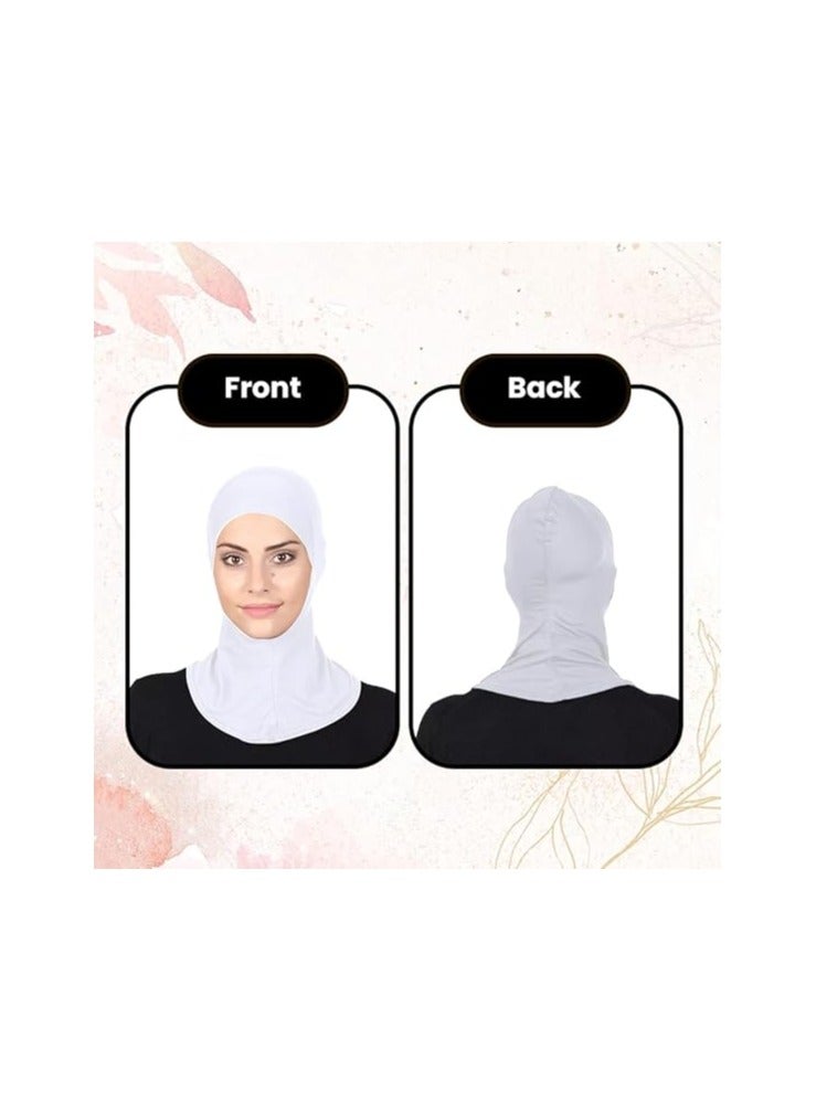 نينوش حجاب رياضي فوري للنساء، حجاب أنيق قابل للتمدد للنساء، جاهز لارتداء حجاب إسلامي فوري، وشاح جيرسي ناعم، ملابس إسلامية، حجاب طويل  - Image 4