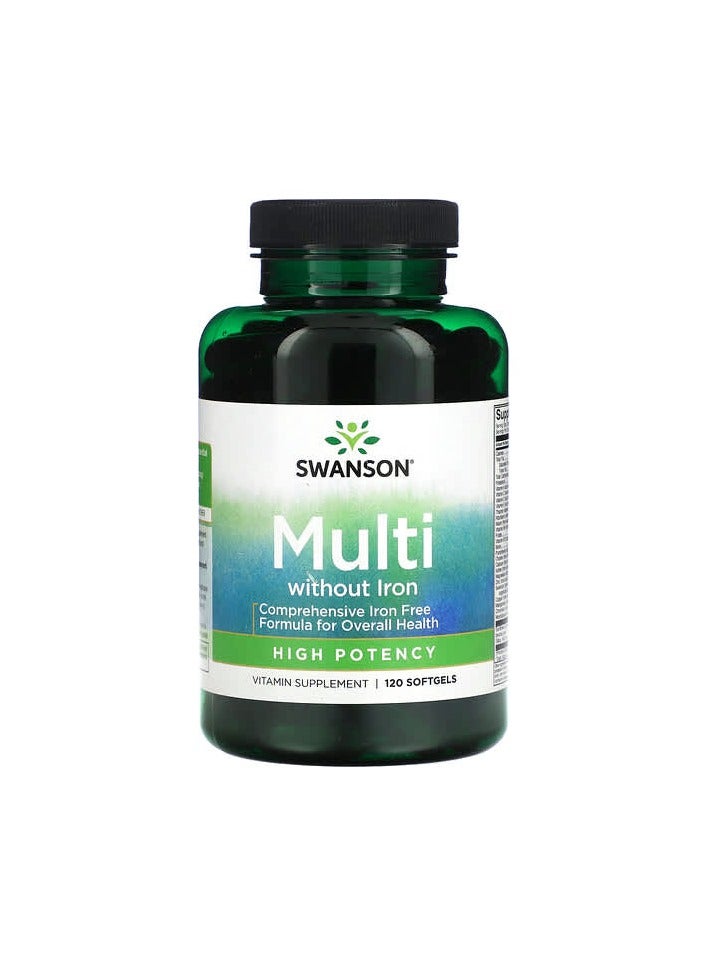 Multi Without Iron, 120 Softgels