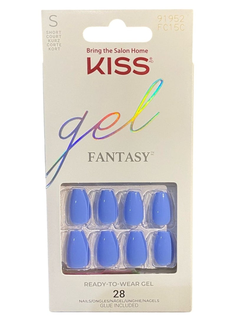 KISS Gel Fantasy 28 Nails FC15C Size S