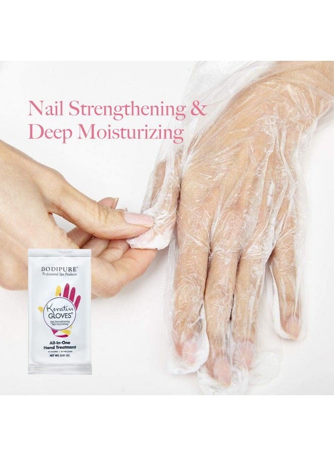 بودي بيور قناع مرطب لليدين متعدد الأغراض | قناع لليدين بالكيراتين وفيتامين إي للأيدي الجافة المتشققة | تركيبة قفازات مرطبة طبيعية | تقوية الأظافر وإصلاح اليدين | 50 زوجًا - Image 4