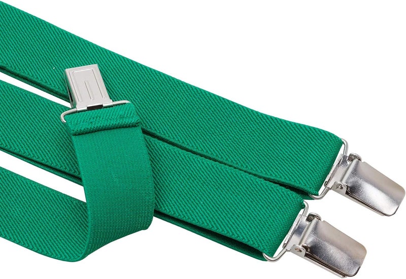 Action Ward Store Womens Suspenders – Y Back Style – 1" Width - Comfortably Adjustable Elastic Straps and Metal Clips - Image 2
