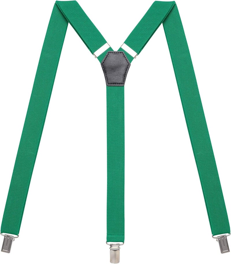 Action Ward Store Womens Suspenders – Y Back Style – 1" Width - Comfortably Adjustable Elastic Straps and Metal Clips - Image 1