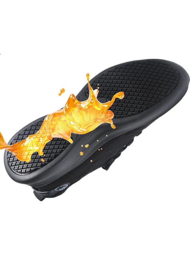 Qingya Men'S Chef Shoes Non-Slip Lightweight Soft Kitchen Special Back Kitchen Lightweight Breathable Men'S Work Shoes C028 40 - Image 3