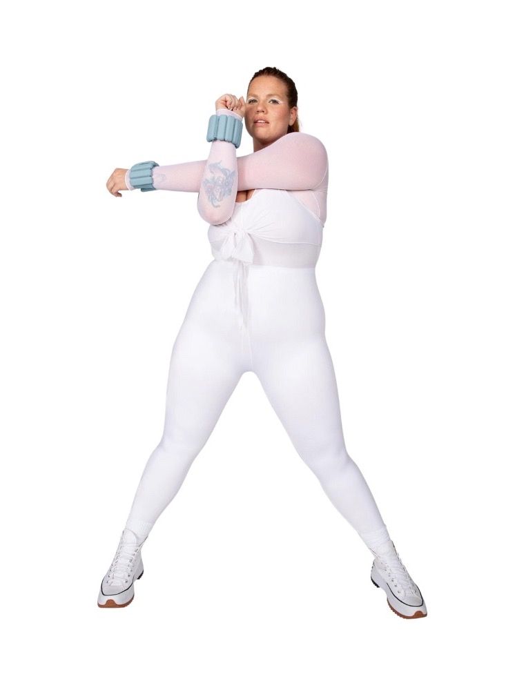 بالا قطعتين بالا - أساور أوزان للتمرين - 450غ - سماوي - Image 3