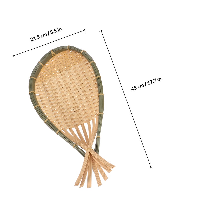 2Pcs Simulated Rattan Woven Basket Home Bread Fruit Basket Decorative Basket - Image 2