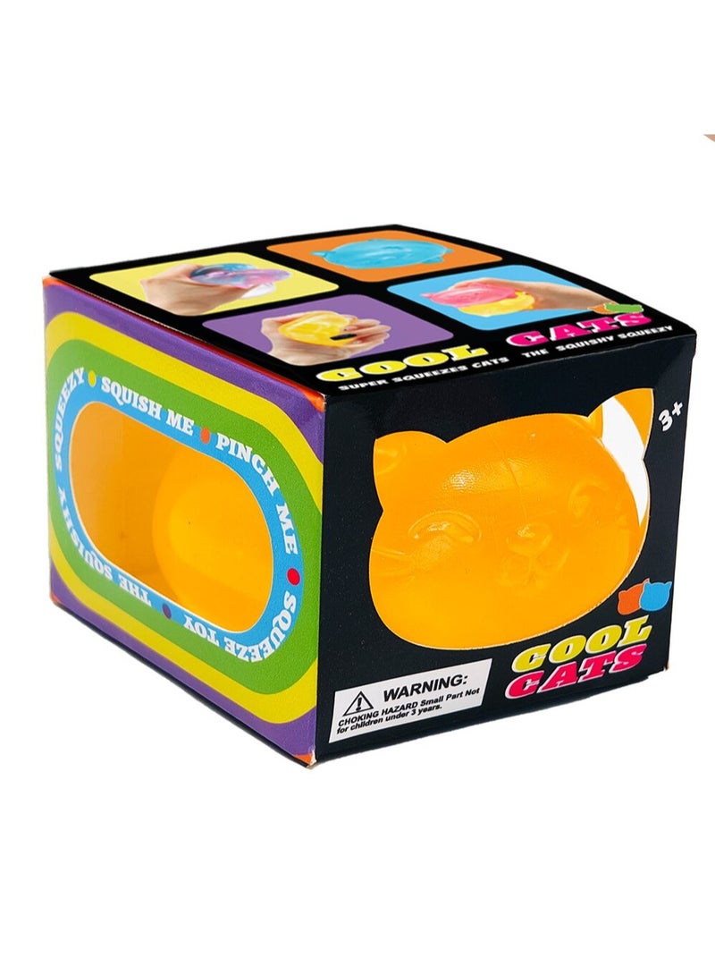 Schylling Squishy Gummy Cat  Sensory Fidget Toy Squeeze - Image 1