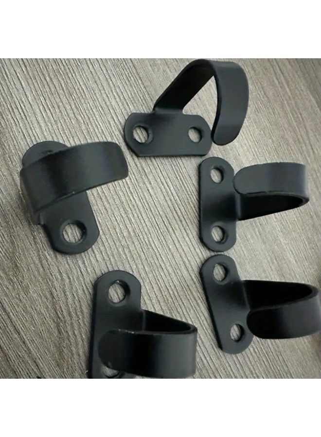 5pcs Black Metal Ceiling Hooks For Plants Bird Feeders Lights Indoor Outdoor Use - Image 1