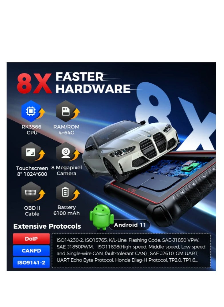Autel - 2024 Autel MaxiCOM MK900 Auto All System Diagnostic Scanner Tool Bidirectional - Image 1