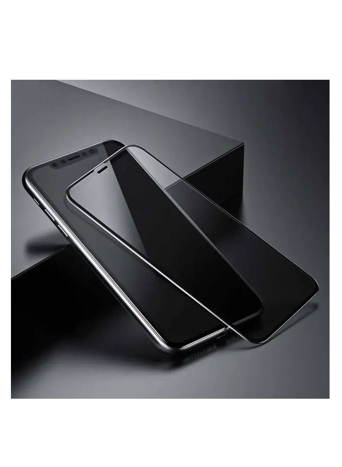 ديفيا زجاج بشاشة كاملة مضاد للتوهج لآيفون 6.5 – أسود - Image 2