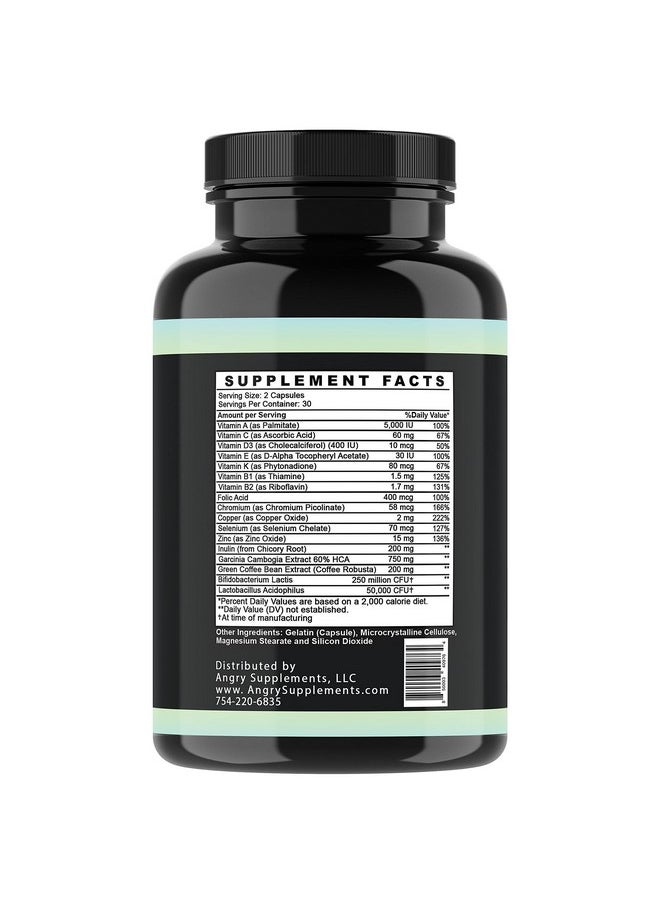 Probiotic Immunity Supplement Probiotic Infused Multivitamin With Zinc Chromium Selenium & Essential Vitamins Supports Healthy Gut Flora Digestive Health And Immune System (1Bottle)