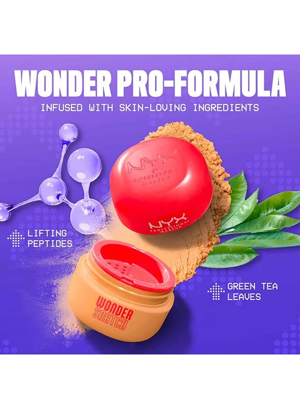 Nyx Professional Makeup  NYX Professional Makeup Wonder Snatch Powder, Lifting Loose Powder, Up to 16 HR sweat-proof & non-smudging wear, Banana Brat for Women | Best Price UAE
