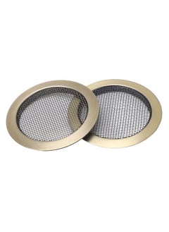 Thoraya 2Pcs Sound Hole Inserts for Dobro Resonator Screen Box Resonant Guitar Insert Speaker Grill  - Image 4